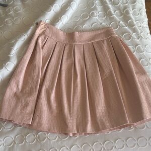 Alice and Olivia Elegant Pink Textured Women's Skirt